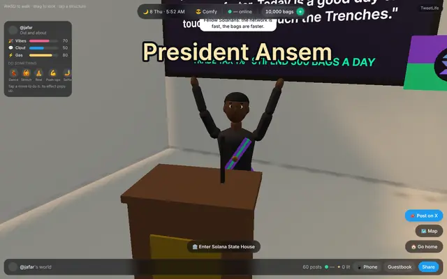 Hear the address