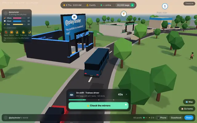 Drive the city bus
