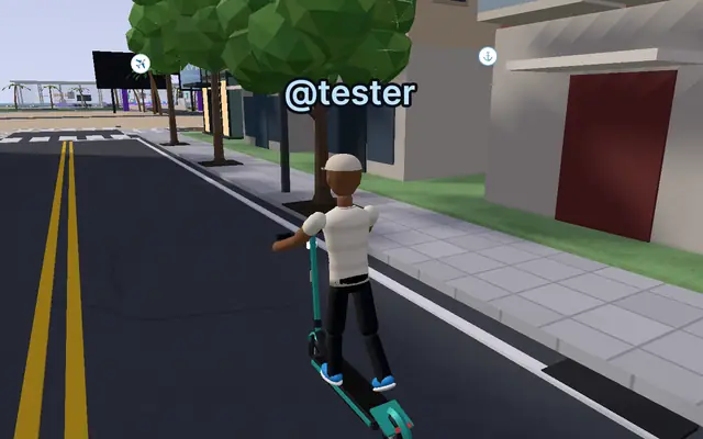 Ride an e-scooter