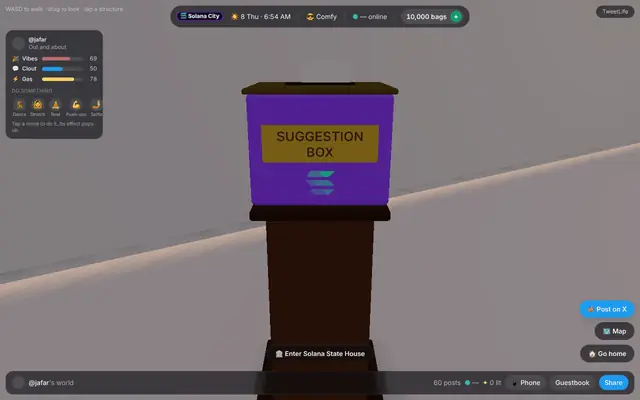 Use the suggestion box